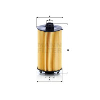 Фильтр масляный MANN-FILTER HU12007X